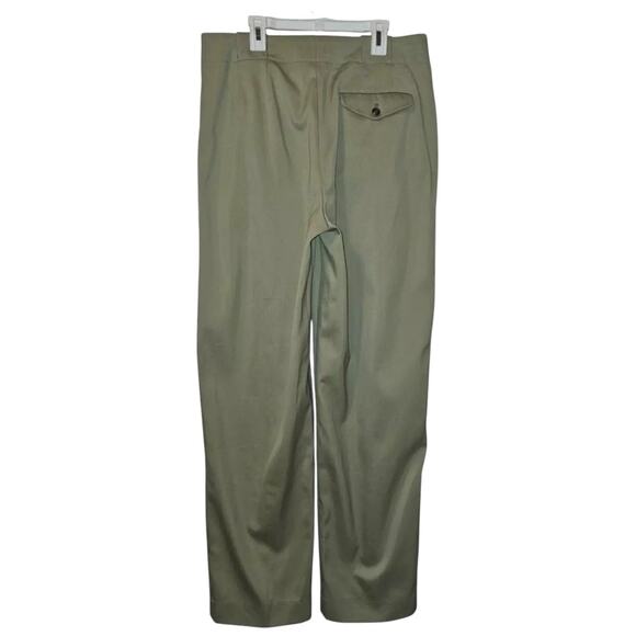 New Free People CLOSED Mawson Khaki Mid-Rise Pleated Trousers $330 SIZE 30 - Picture 5 of 8